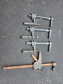6" BAR Vise CLAMP quick release 2 1/2" inch Throat Hold wood working steel metal