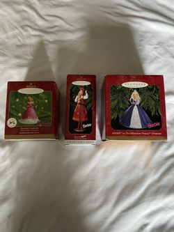 Barbie hallmark Ornaments