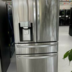 French 3 Door Refrigerator-OPEN BOX-Free Del & Install within 20 miles