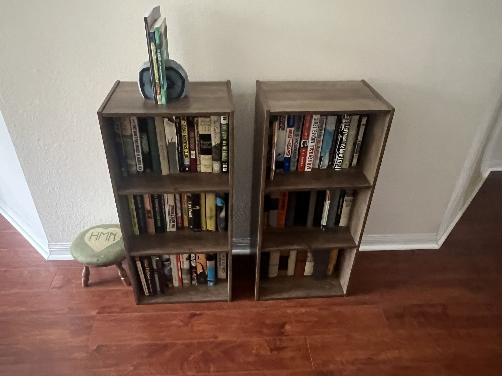 Two Small Bookshelves