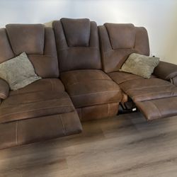 Reclining Couch And Loveseat