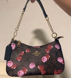 Coach cherry purse