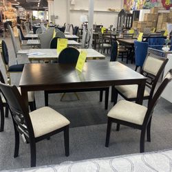 6 Pc Dinning Table Set $599