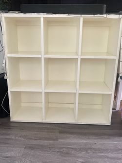 3x3 Feet - Pottery barn White cubby Organizer