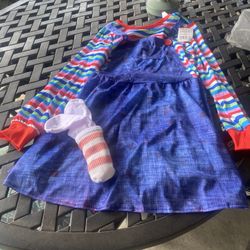 Girl Chucky Halloween Costume 