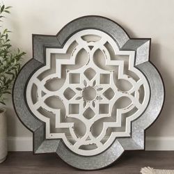 Large At Home Farmhouse Wall Decor - 33" × 33"