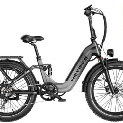Heybike Horizon 24 Inch Fat Tire Foldable Electric Bicycle 