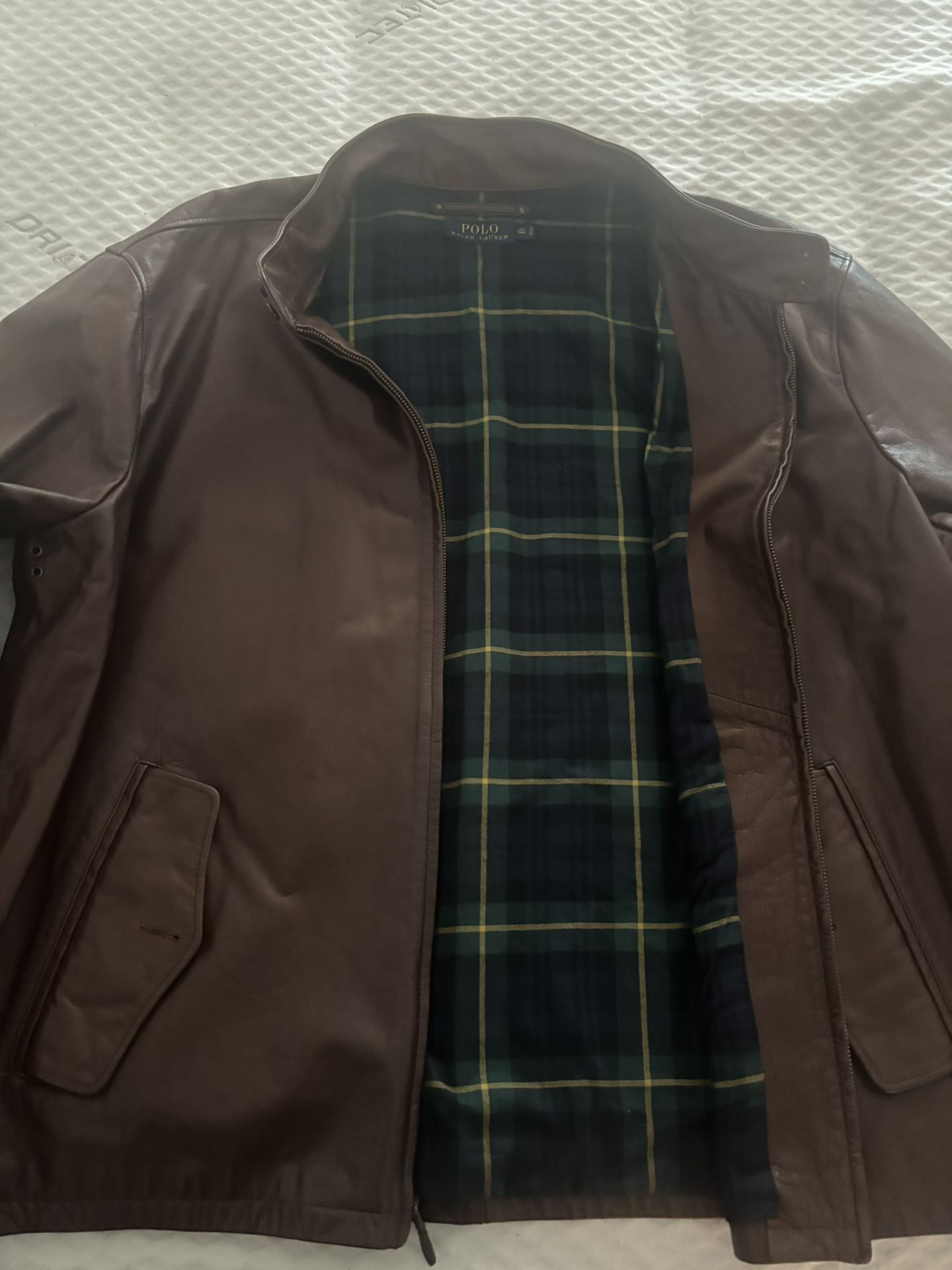 Leather Polo Jacket