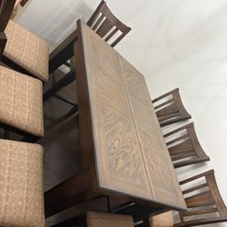 Solid Wood Counter Height Dinning Set