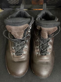 Eddie Bauer Brown Leather Hiking Boots