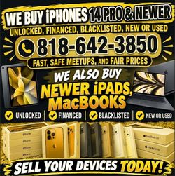 Sell my for phone 17 iPhone macbook iPads iWatch bulK for Cash Today!buyer