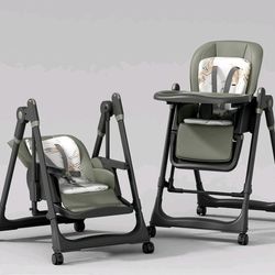 Silla Alta Plegable Y Columpio de 6 a 36 Meses  Silla Alta  Ajustables 