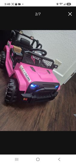 Pink Kids Electric Ride-On Jeep