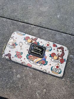 Loungefly Belle tattoo print wallet