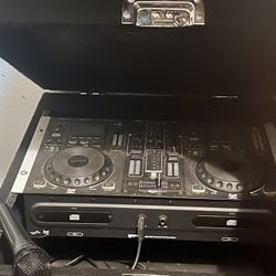 DJ, 4 Loud Speakers, 2 Stands, Amplifier, Microphones