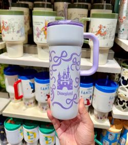 Disney Parks x Starbucks Disneyland 70th purple castle Tumbler New