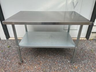 Prep Table - Stainless Steel