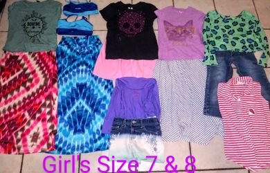 Girl's Size 7 & 8 Bundle
