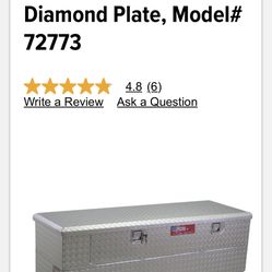 RDS AUXILIARY TOOLBOX & DIESEL FUEL TANK EUC 