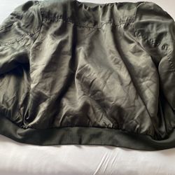 Green Bomber Jacket 