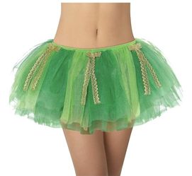 Green & Gold Bow Tutu