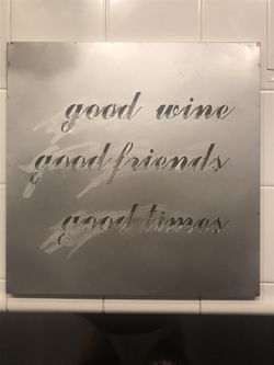 Galvanized Wall Sign