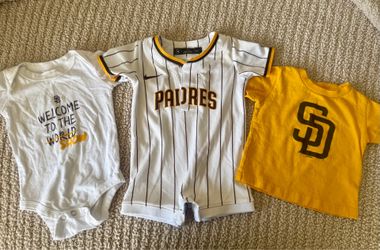Padres baby clothes