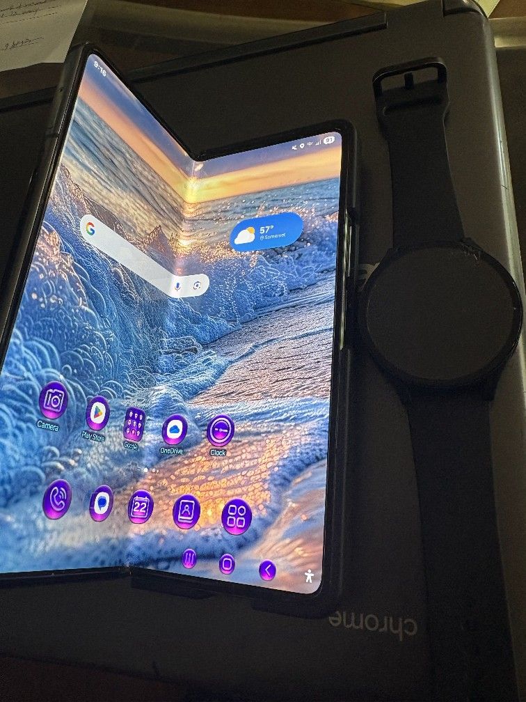 Samsung Z Fold 4 And 7 Series Galaxy Watch 