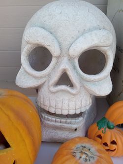 Large Halloween Skull Decoration