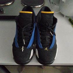 Nike Air Jordans 14 Black/Blue Color way 