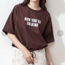 COLZA short-sleeve cropped T-shirt 