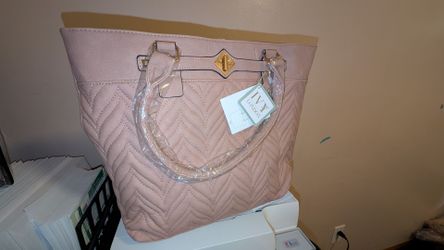 Ivy London Pink Quilted Tote Bag