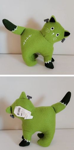 Target Bullseye Playground Halloween 2023 Frankenstein Cat 7" Plush Figurine