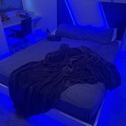 Queen Mattress and Bed Frame