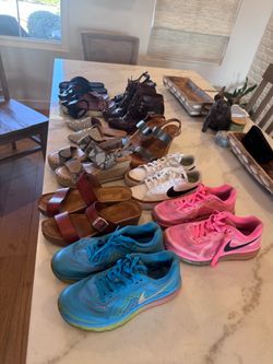 Mixed Women's Shoes Lot – 12 pairs total