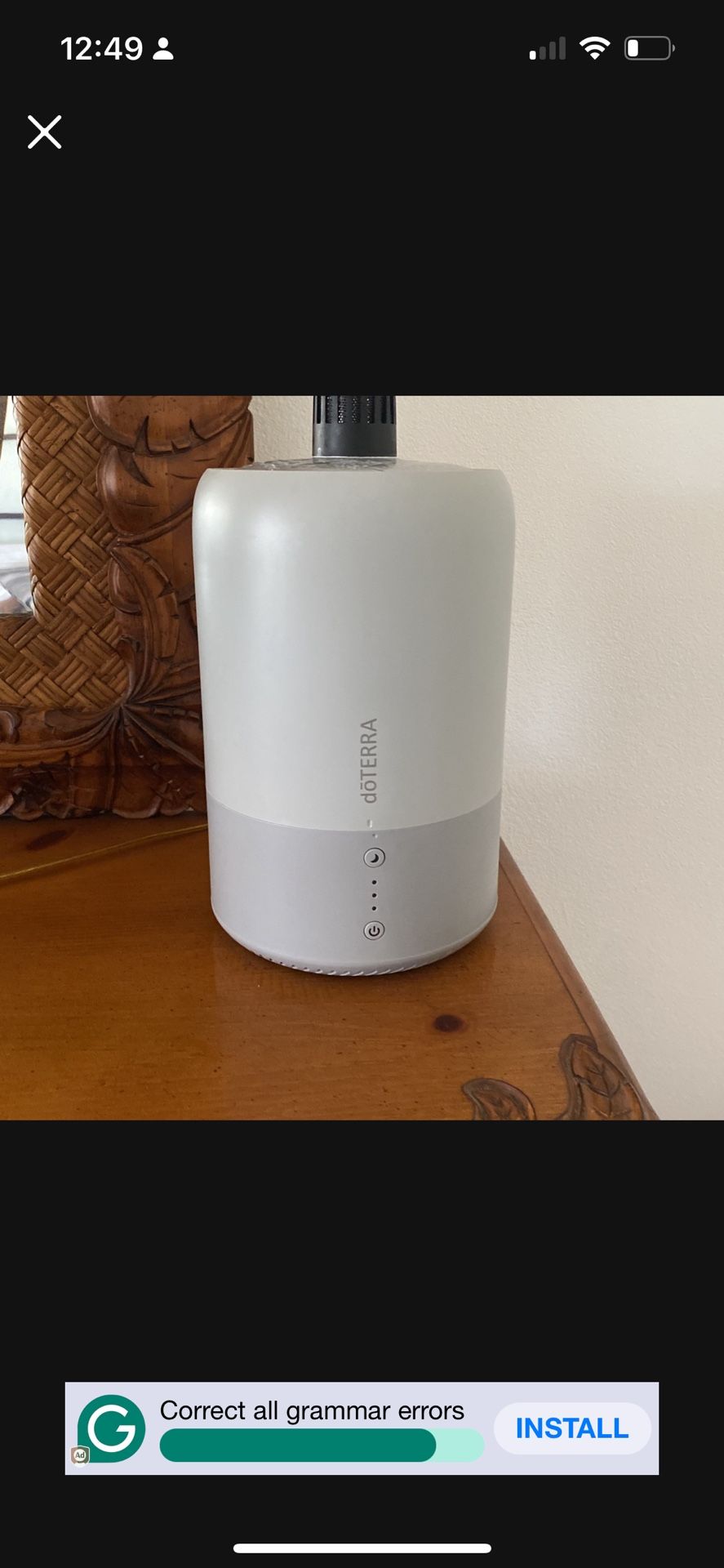 Dawn doTERRA Humidifier/Diffuser