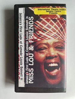 RARE Miss Lou & Friends VHS (1990) Louise Bennett Jamaican Theatre Legend Lloyd