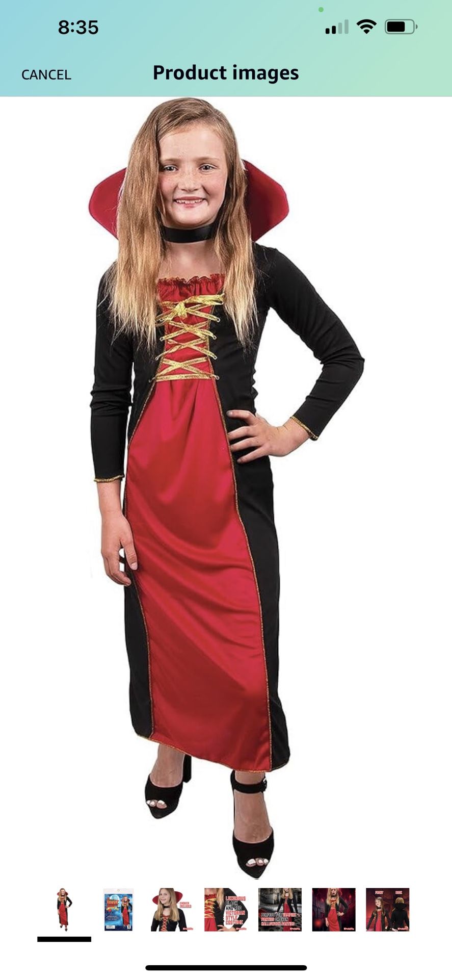 Kangaroo Halloween Costumes for Kids I Dress Up Victorian Vampire Costume I Family Halloween Costumes for Girls Party Dress I Halloween Clothes Hallow