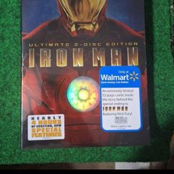 Ironman Sealed  Dvd With Rare Comic