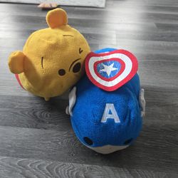 Tsum Tsum Winnie Pooh Captain America Disney