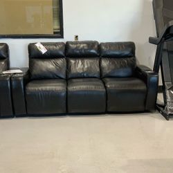 Renaissance Leather Power Reclining Sofa