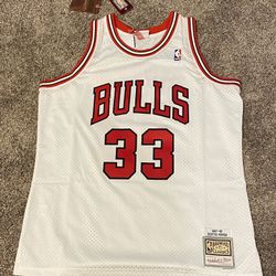 Xl Scottie Pippin Bulls Jersey Mitchell And Ness Size 