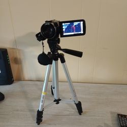 HD Camera and Tripod