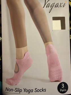 Yoga Non-Slip Socks 3 Pair $5