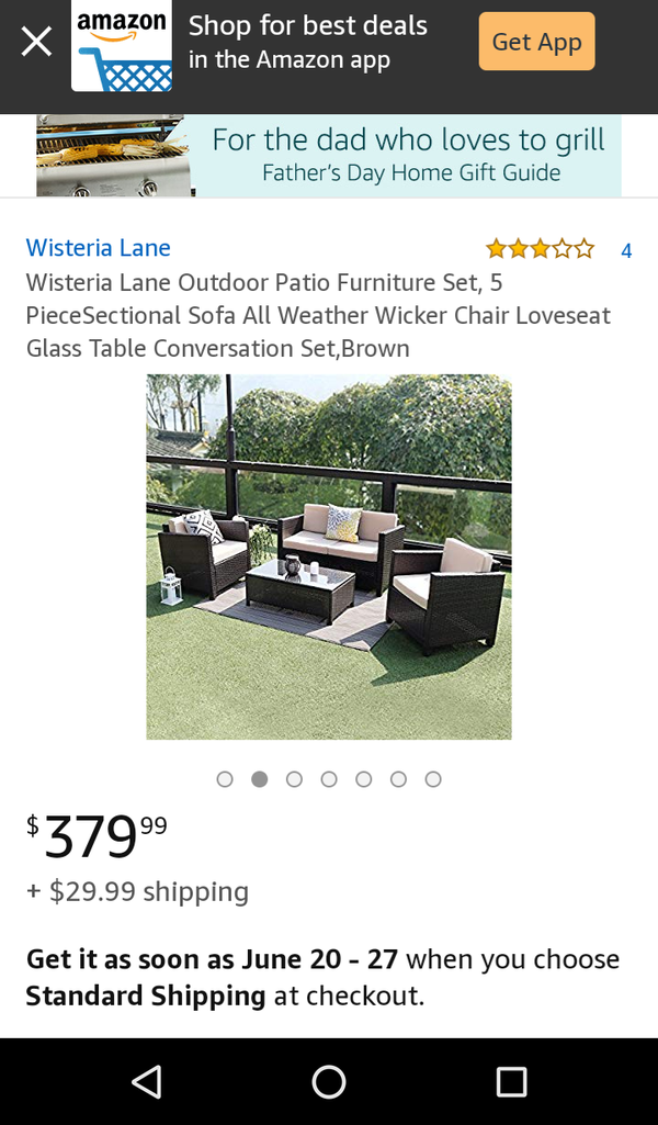 New And Used Patio Furniture For In Roseville Ca Offerup