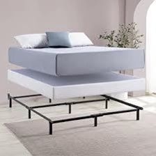 Queen Size Mattress 10 Inches Set With Box Springs And Metal Bed Frame New From Factory Delivery Same Day
