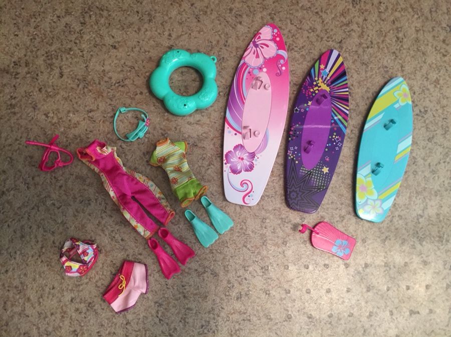 Barbie paddle board set