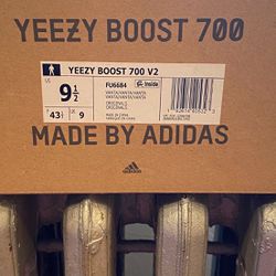 Yeezy 700V2 Size 9.5 And Jordan 12 Retro Size 9 