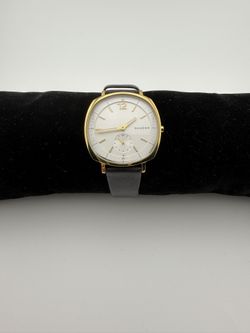 Skagen Rungsted Leather Band Stainless Steel Women's Watch