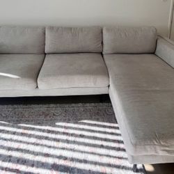 Neutral Couch Sectional Comfy